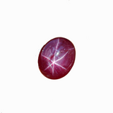 6.95 Carat Star Ruby Loose Gemstone | Oval 11.5 x 9.4 mm