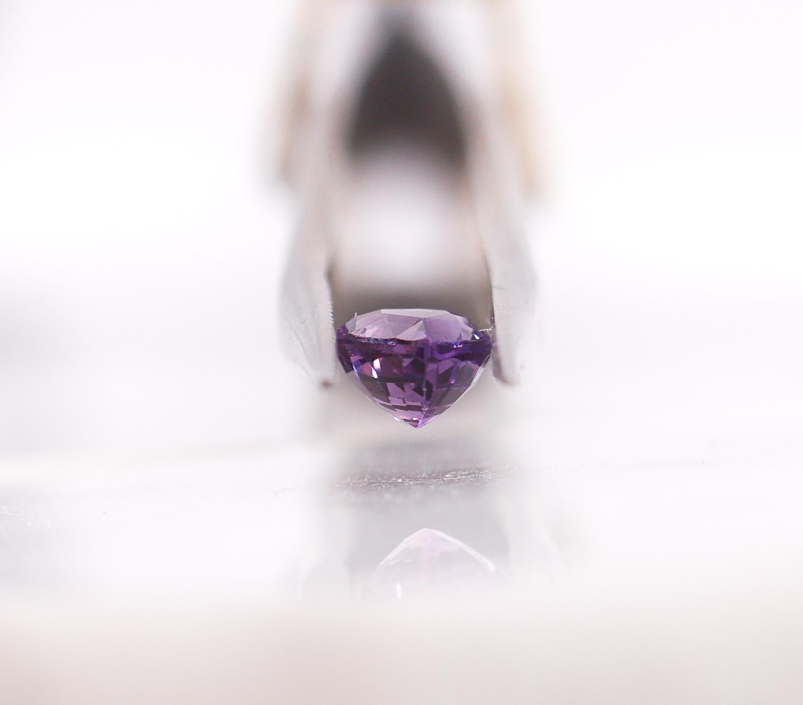 0.92 Carat Purple Amethyst Gemstone | Pear Shape 7x5mm | Loose Gemstone