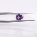 0.92 Carat Purple Amethyst Gemstone | Pear Shape 7x5mm | Loose Gemstone