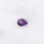 0.92 Carat Purple Amethyst Gemstone | Pear Shape 7x5mm | Loose Gemstone