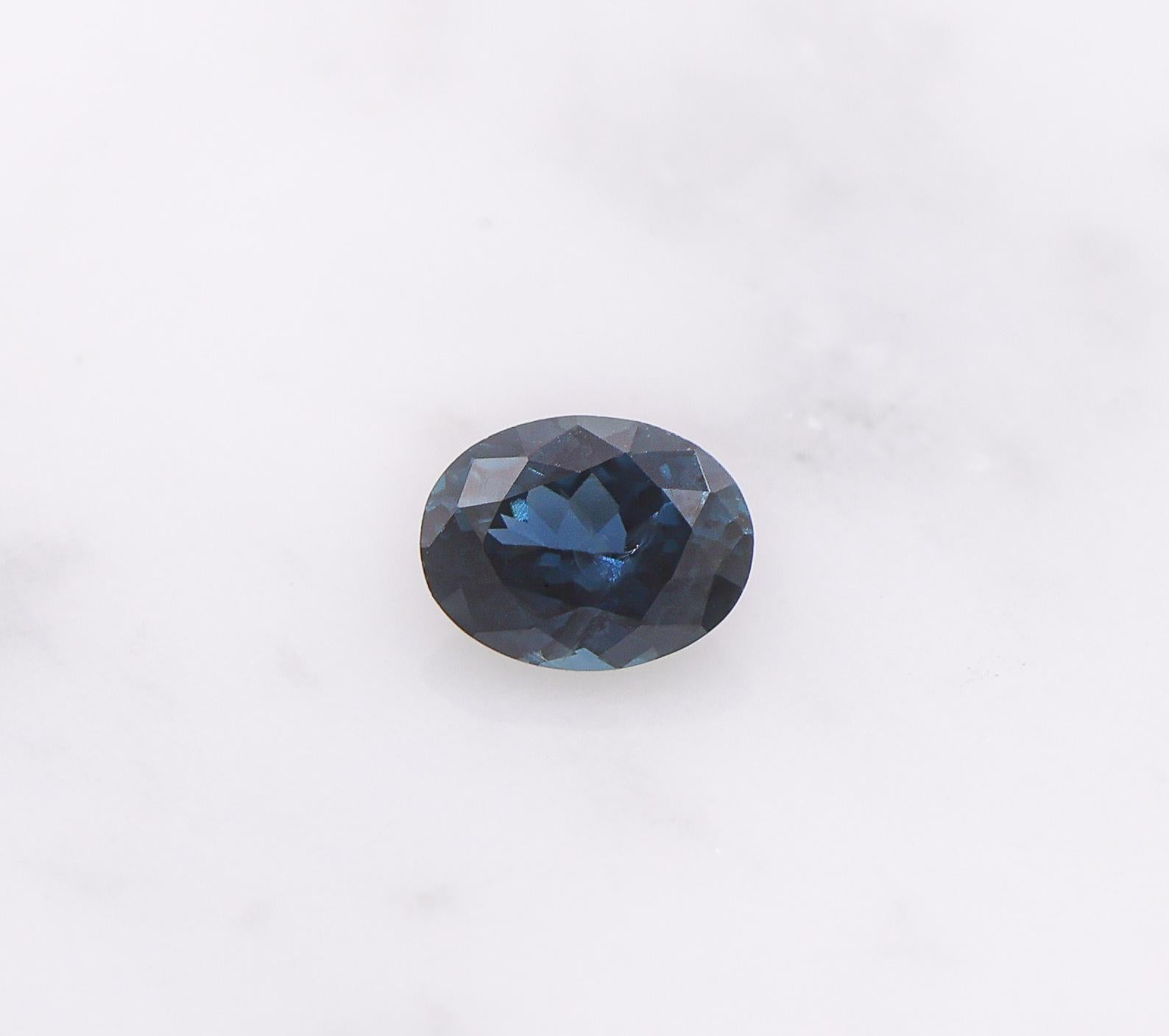 0.98 Carat Ceylon Sapphire Gemstone | Oval 7x5mm | Loose Gemstone