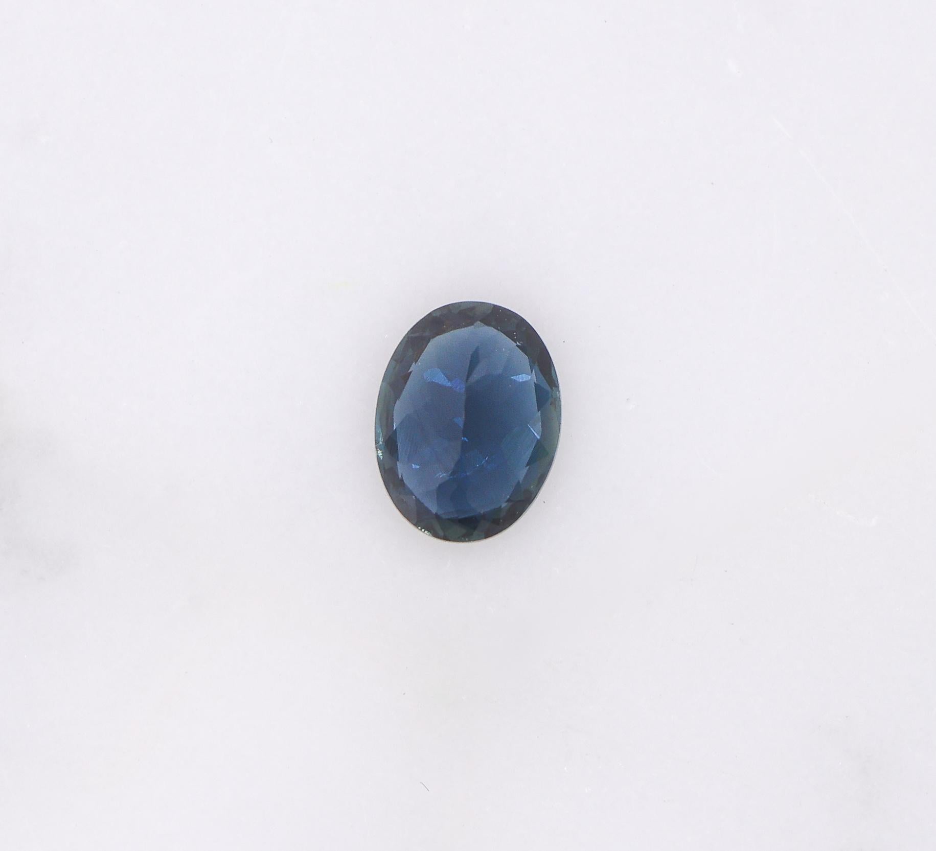 0.98 Carat Ceylon Sapphire Gemstone | Oval 7x5mm | Loose Gemstone