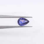 0.50 Carat Purple Sapphire Gemstone | Pear Shape 6x4mm | Loose Gemstone