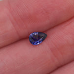 0.50 Carat Purple Sapphire Gemstone | Pear Shape 6x4mm | Loose Gemstone