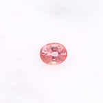 0.46 Carat Padparadscha Sapphire Gemstone | Oval 5x4mm | Loose Gemstone