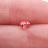 0.46 Carat Padparadscha Sapphire Gemstone | Oval 5x4mm | Loose Gemstone