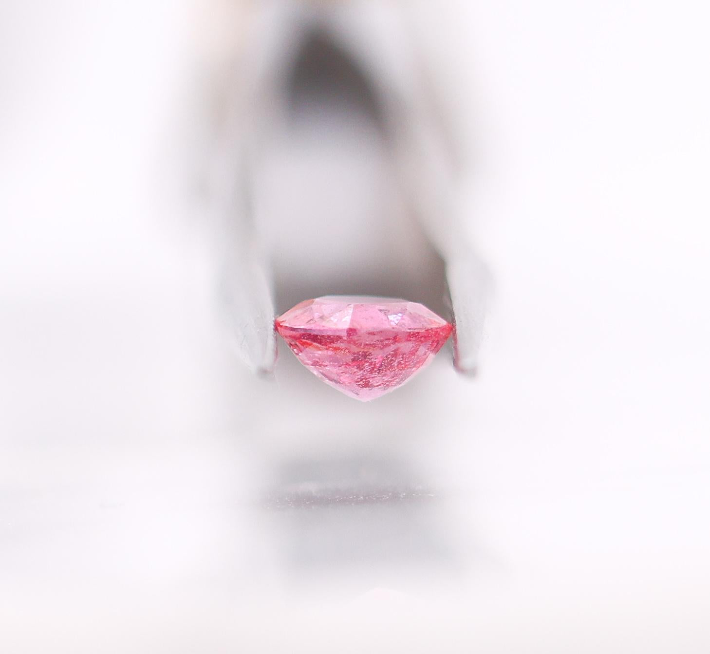 0.70 Carat Padparadscha Sapphire Gemstone | Pear Shape 6x4.5mm | Loose Gemstone