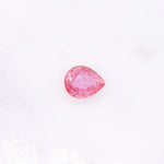 0.70 Carat Padparadscha Sapphire Gemstone | Pear Shape 6x4.5mm | Loose Gemstone