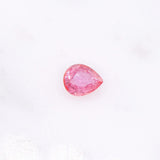 0.70 Carat Padparadscha Sapphire Gemstone | Pear Shape 6x4.5mm | Loose Gemstone