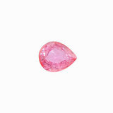 0.70 Carat Padparadscha Sapphire Loose Gemstone | Pear Shape 6x4.5mm