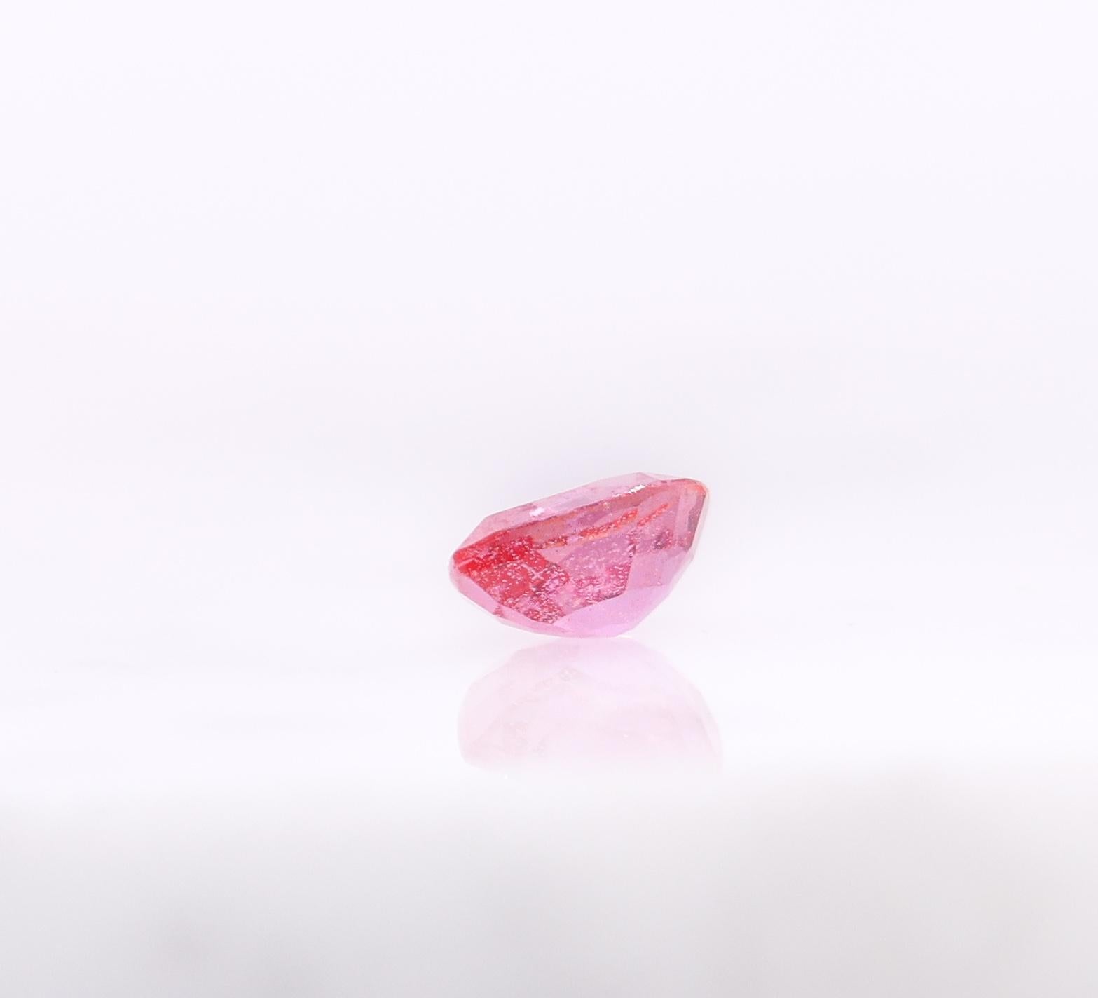 0.70 Carat Padparadscha Sapphire Gemstone | Pear Shape 6x4.5mm | Loose Gemstone