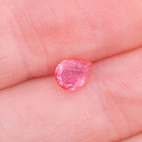 0.70 Carat Padparadscha Sapphire Gemstone | Pear Shape 6x4.5mm | Loose Gemstone