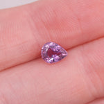 0.94 Carat Purple Sapphire Gemstone | Pear Shape 7x5mm | Loose Gemstone