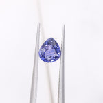 0.98ct Purple Sapphire Gemstone | Pear Shape 6.5x5.5 | Loose Gemstone