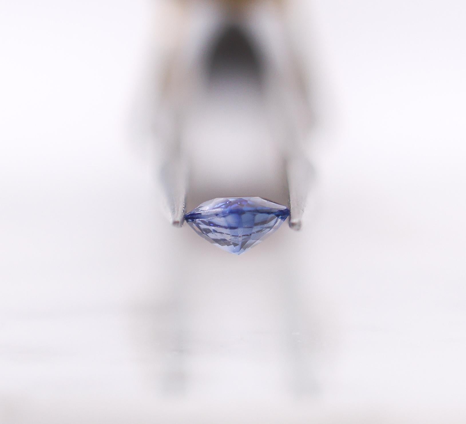 0.59 Carat Ceylon Sapphire Gemstone | Pear Shape 6x5mm | Loose Gemstone