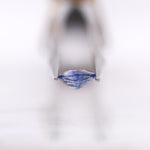 0.59 Carat Ceylon Sapphire Gemstone | Pear Shape 6x5mm | Loose Gemstone