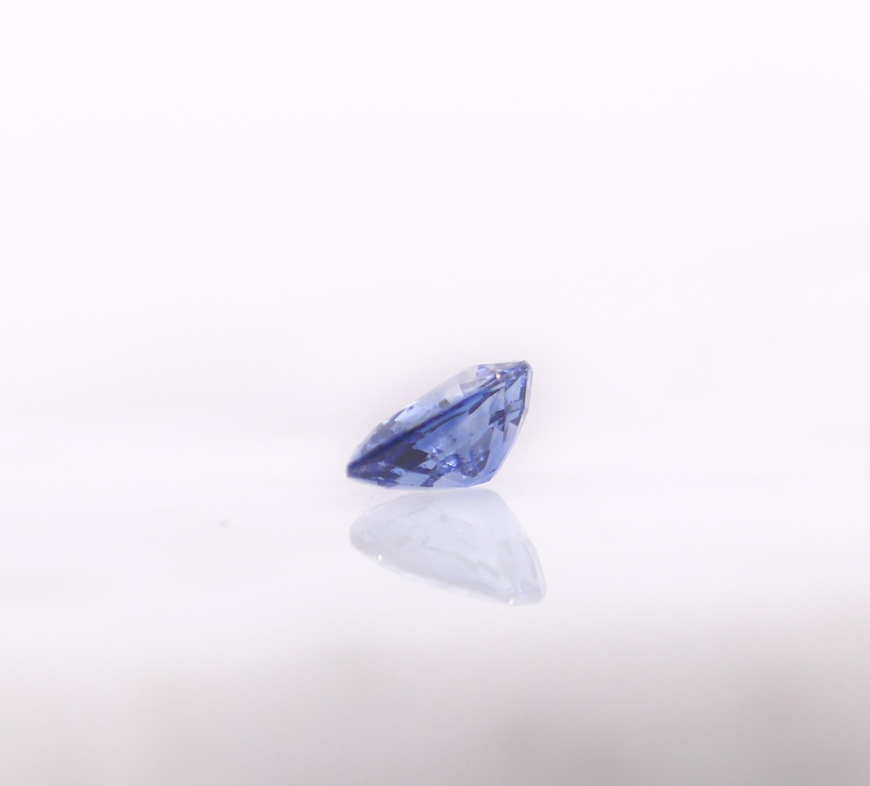 0.59 Carat Ceylon Sapphire Gemstone | Pear Shape 6x5mm | Loose Gemstone