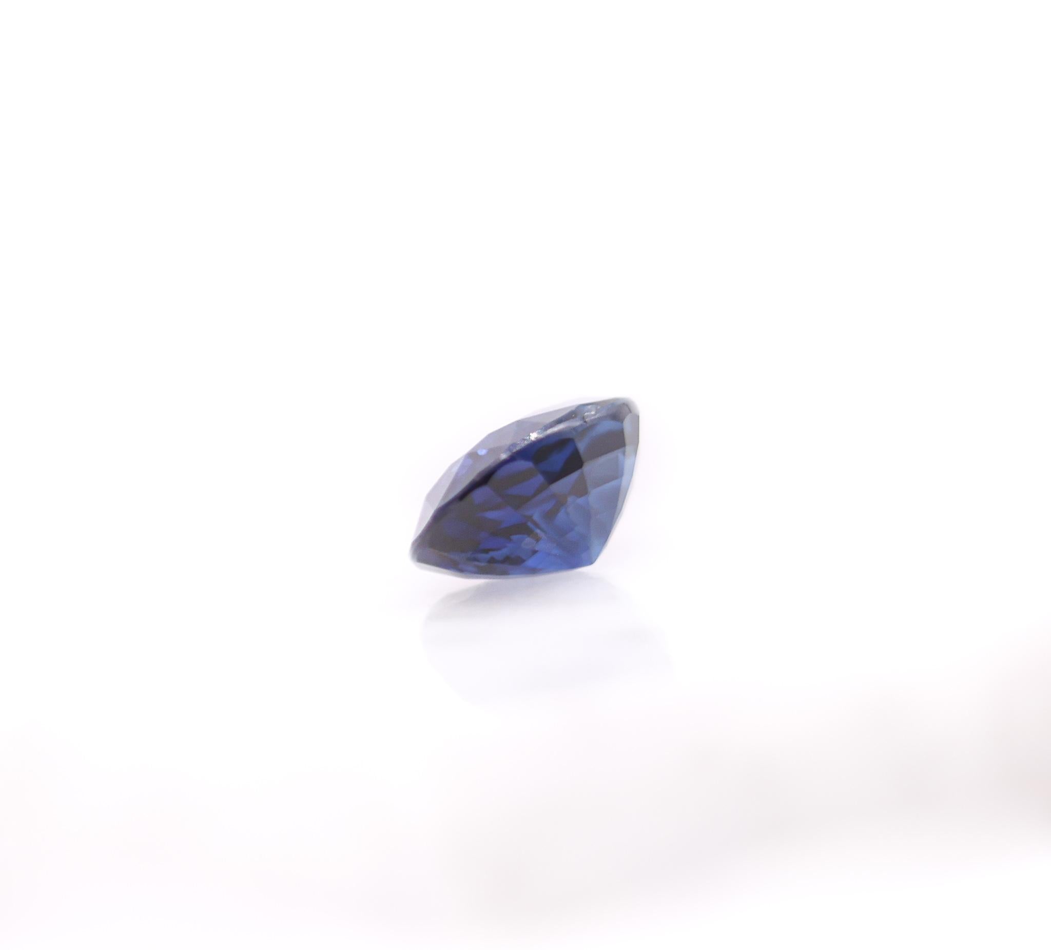 3.90 Carat Blue Sapphire Gemstone | Oval 10.8 x 7.8 mm | Loose Gemstone