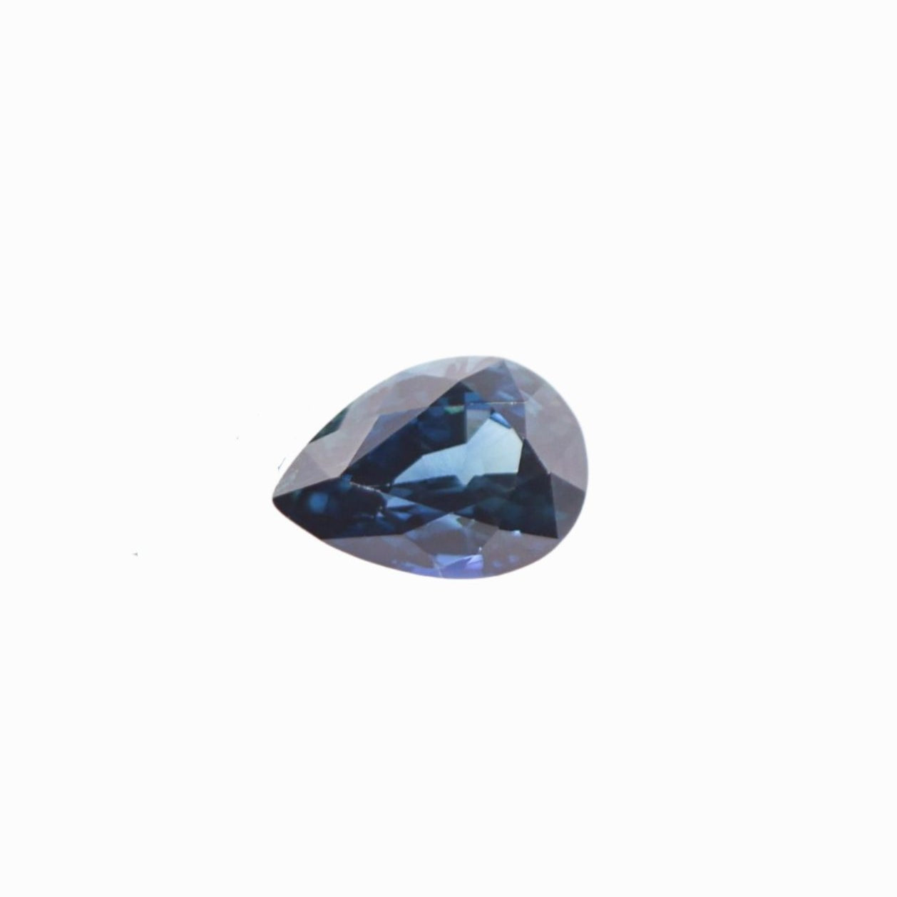 3.07 Carat Peacock Sapphire Gemstone | Pear Shape 8x6mm | Loose Gemstone