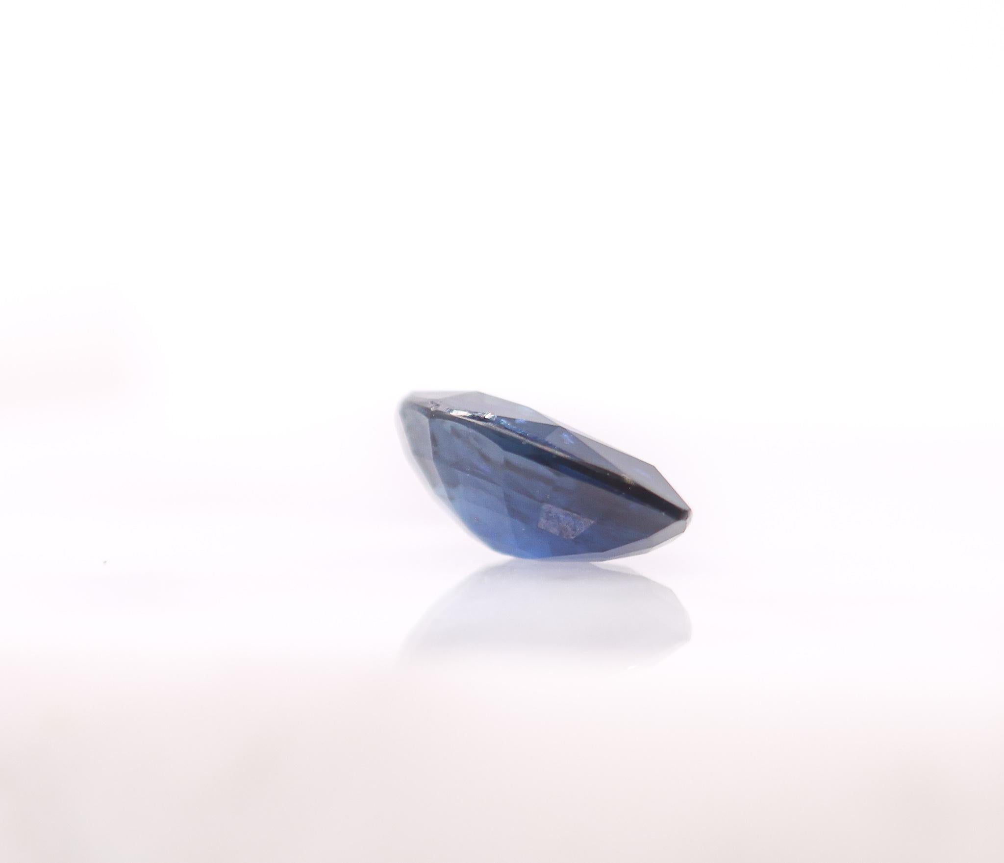 3.17 Carat Blue Sapphire Gemstone | Pear Shape 11.2 x 8.1 mm | Loose Gemstone