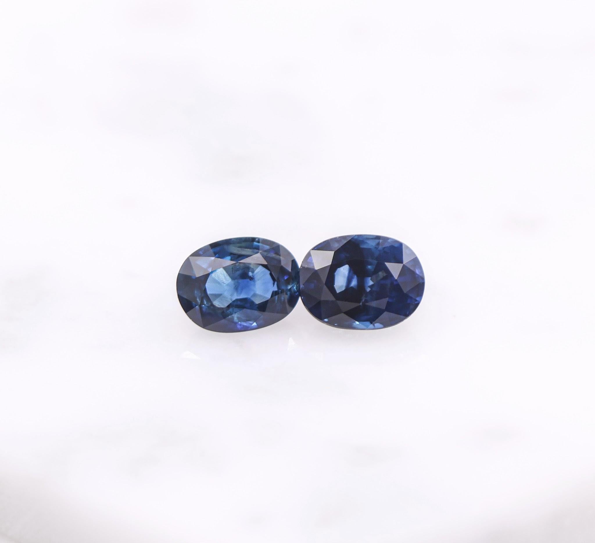 3.64 Carat Blue Sapphire Gemstone | Oval 8x6mm | Loose Gemstone