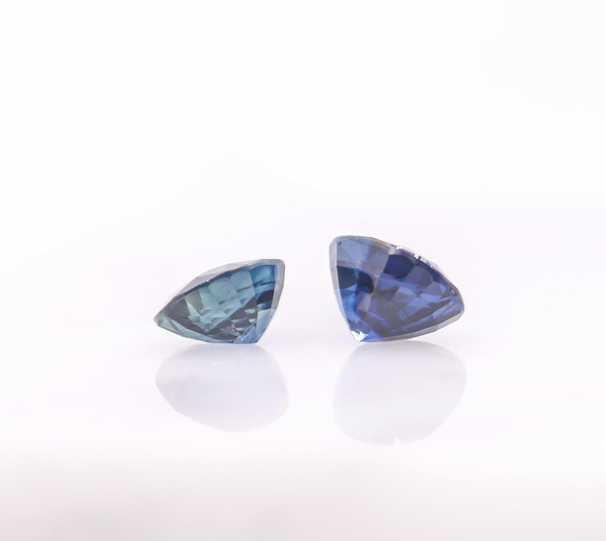 3.64 Carat Blue Sapphire Gemstone | Oval 8x6mm | Loose Gemstone