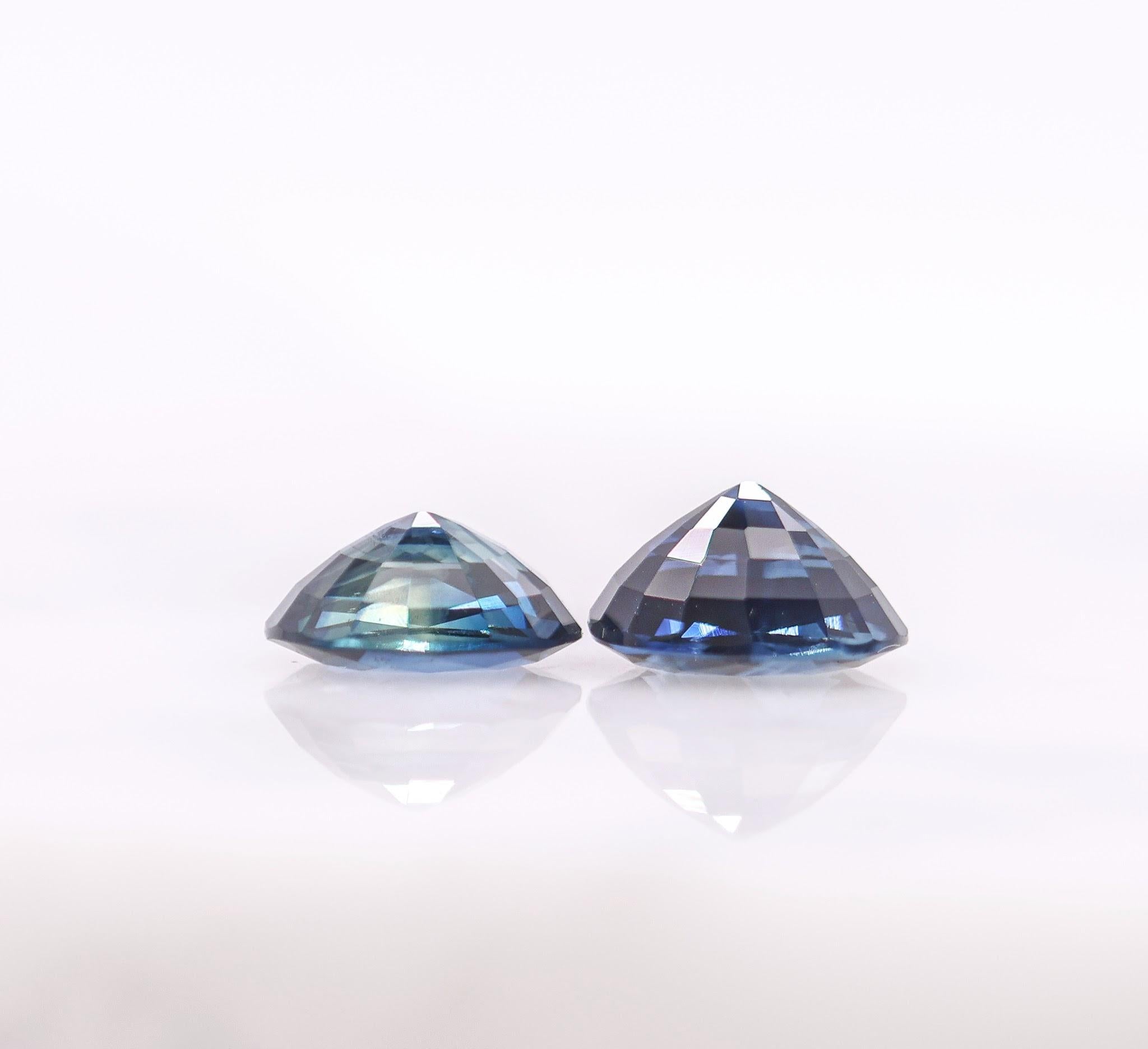 3.64 Carat Blue Sapphire Gemstone | Oval 8x6mm | Loose Gemstone