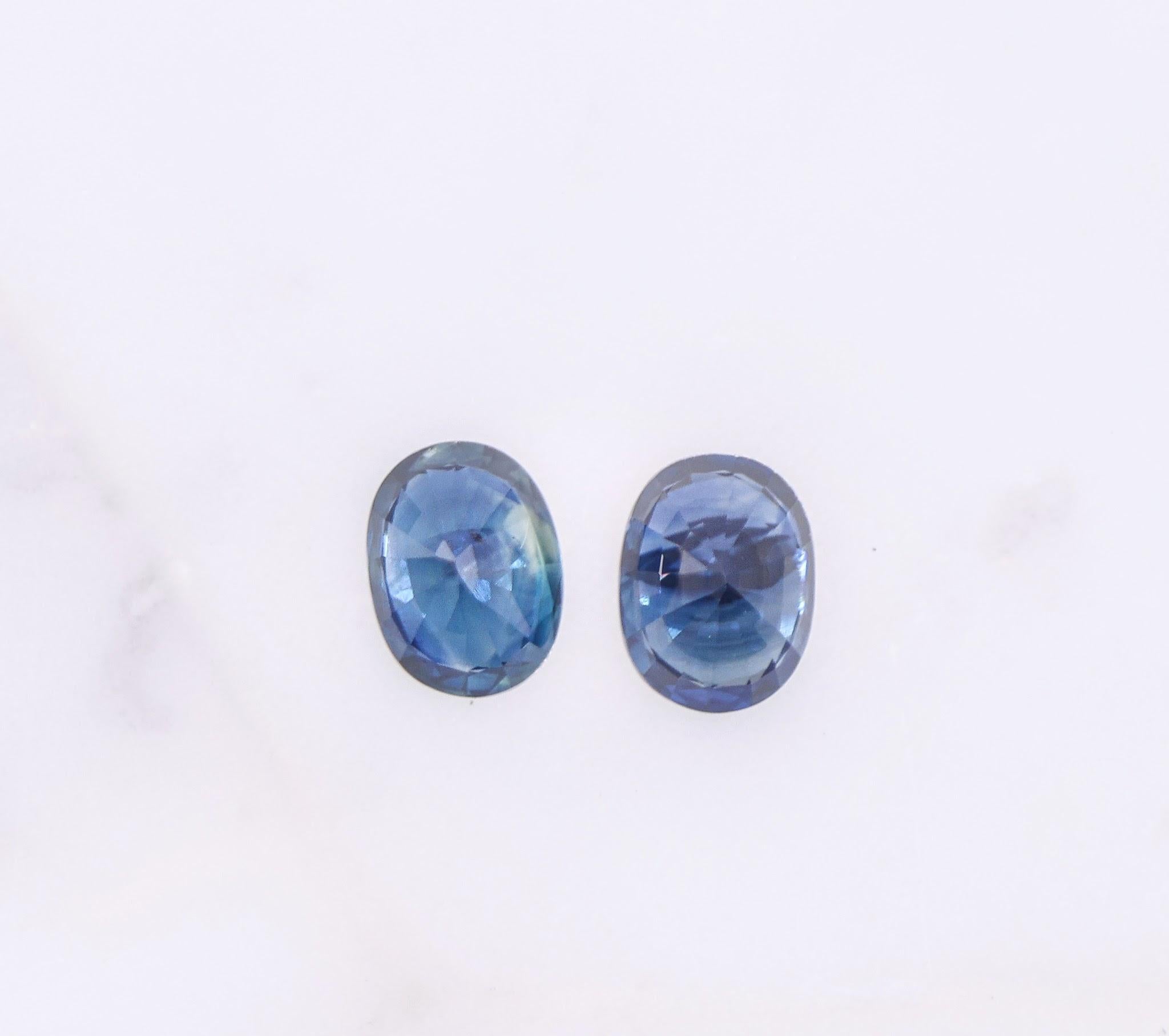 3.64 Carat Blue Sapphire Gemstone | Oval 8x6mm | Loose Gemstone