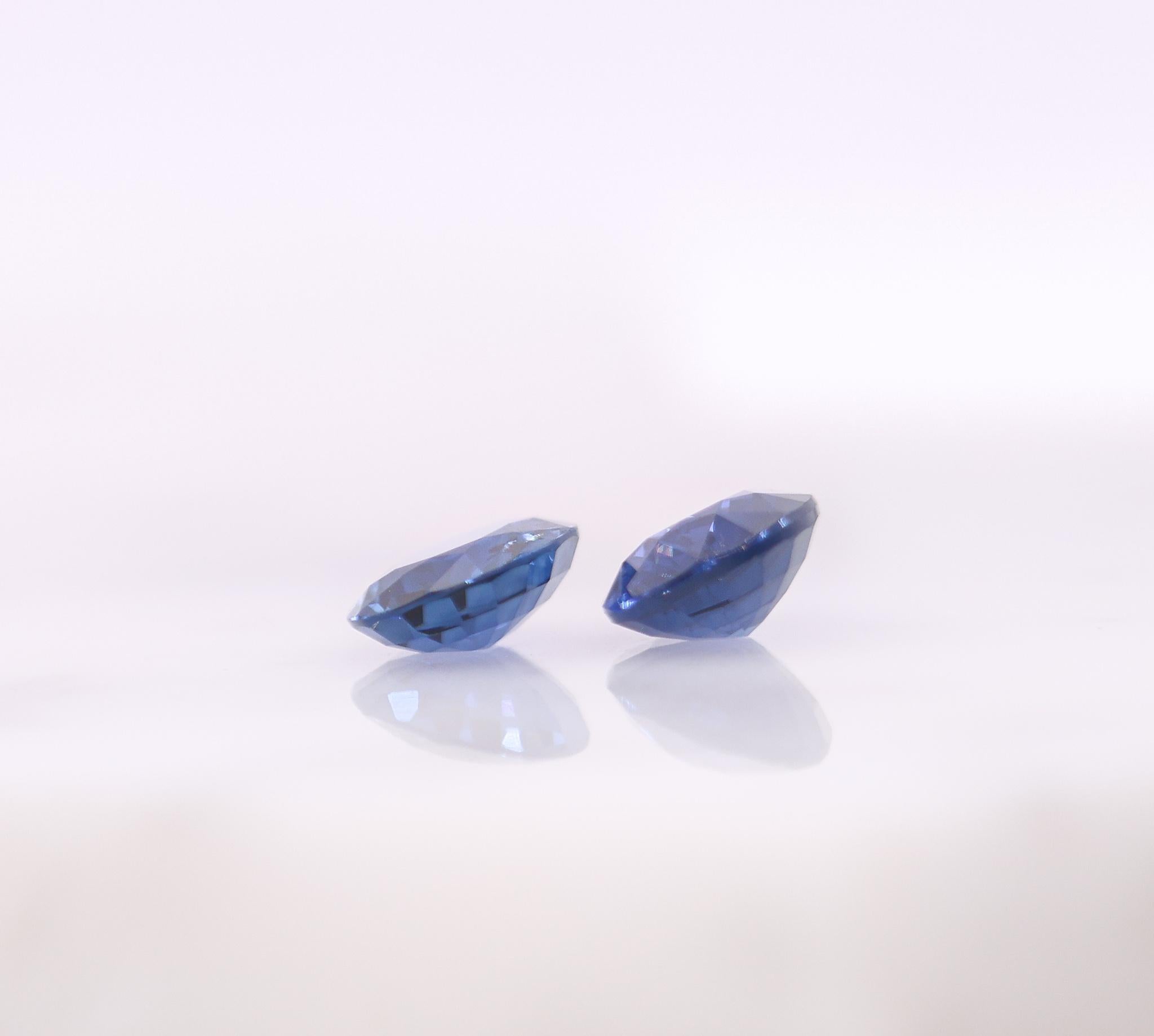 2.60 Carat Blue Sapphire Gemstone | Oval 8x6mm | Loose Gemstone