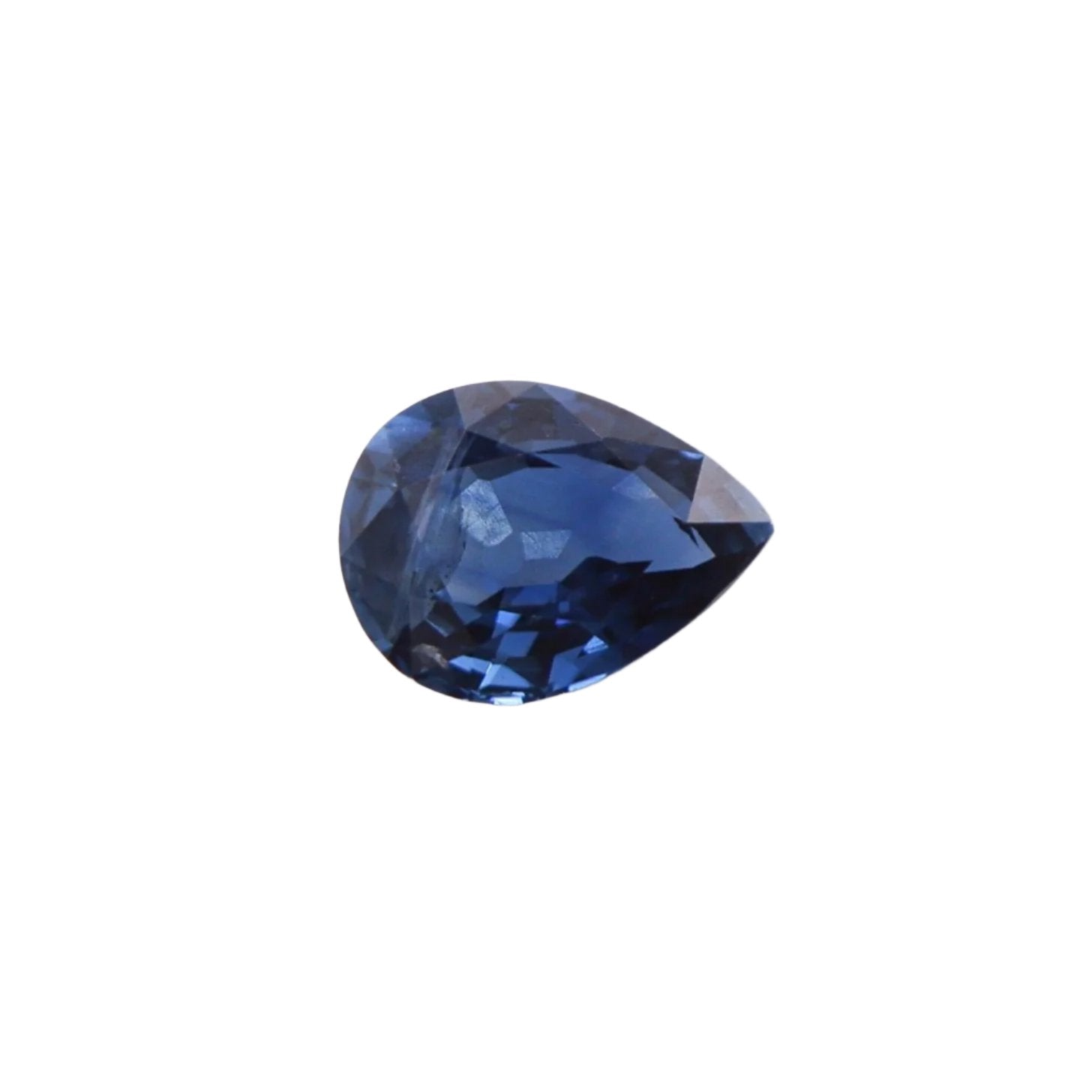 3 Carat Blue Sapphire Gemstone | Pear Shape 8x6mm | Loose Gemstone