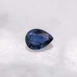 3 Carat Blue Sapphire Gemstone | Pear Shape 8x6mm | Loose Gemstone