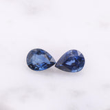 3 Carat Blue Sapphire Gemstone | Pear Shape 8x6mm | Loose Gemstone