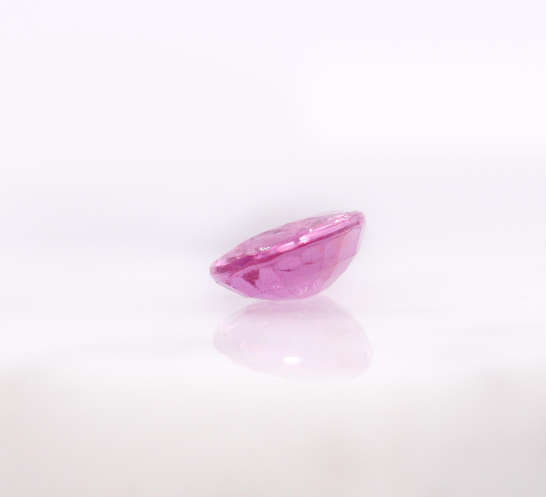 2.19 Carat Pink Sapphire Gemstone | Oval 9x7mm | Loose Gemstone