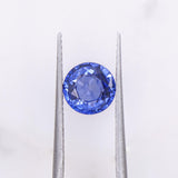 1.65 Carat Blue Sapphire Gemstone | Round 7.24 x 3.52 mm | Loose Gemstone