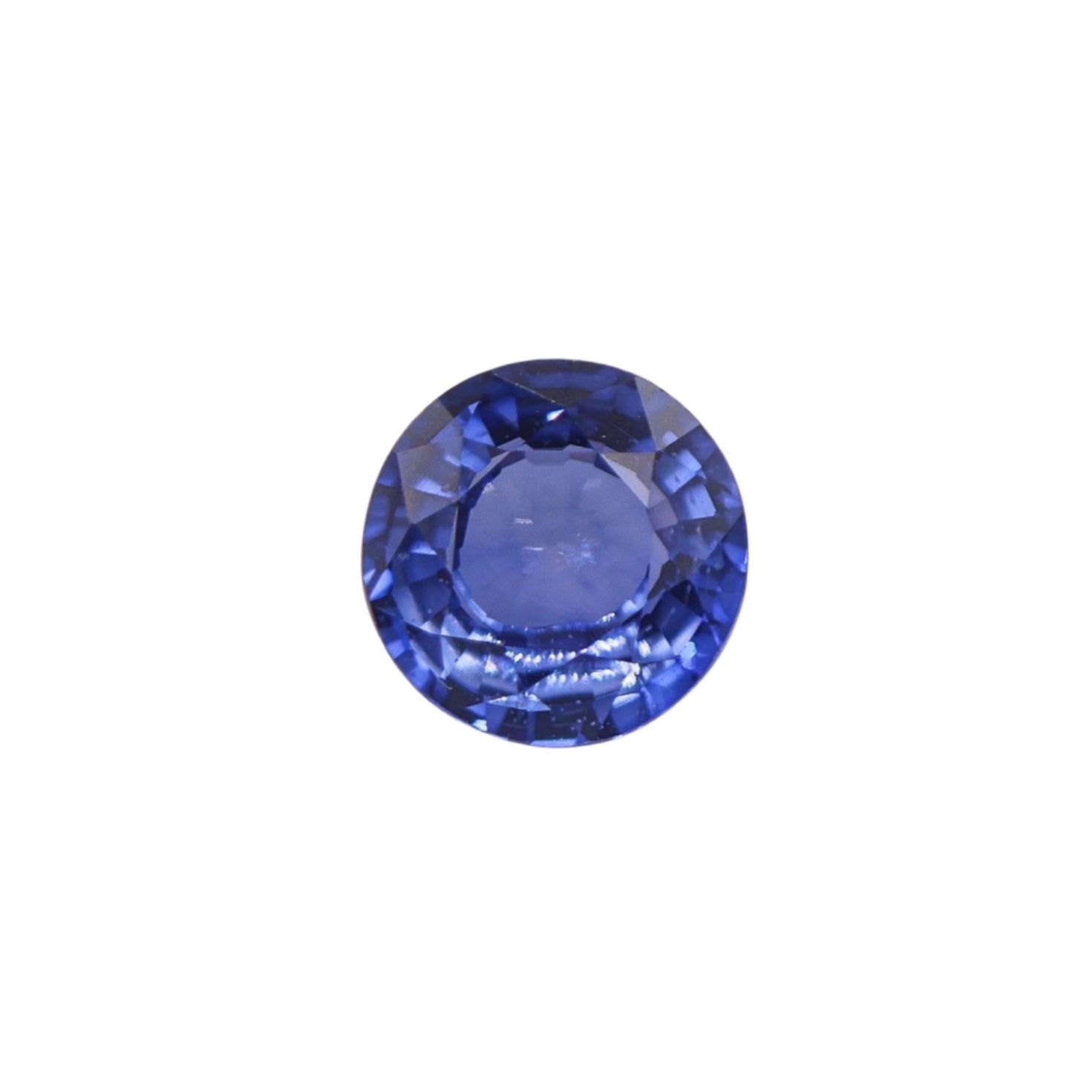 1.65 Carat Blue Sapphire Gemstone | Round 7.24 x 3.52 mm | Loose Gemstone