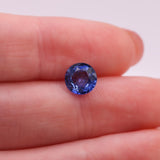 1.65 Carat Blue Sapphire Gemstone | Round 7.24 x 3.52 mm | Loose Gemstone