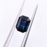 1.68 Carat Blue Sapphire Gemstone | Emerald cut 6x4mm | Loose Gemstone