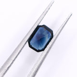 1.68 Carat Blue Sapphire Gemstone | Emerald cut 6x4mm | Loose Gemstone