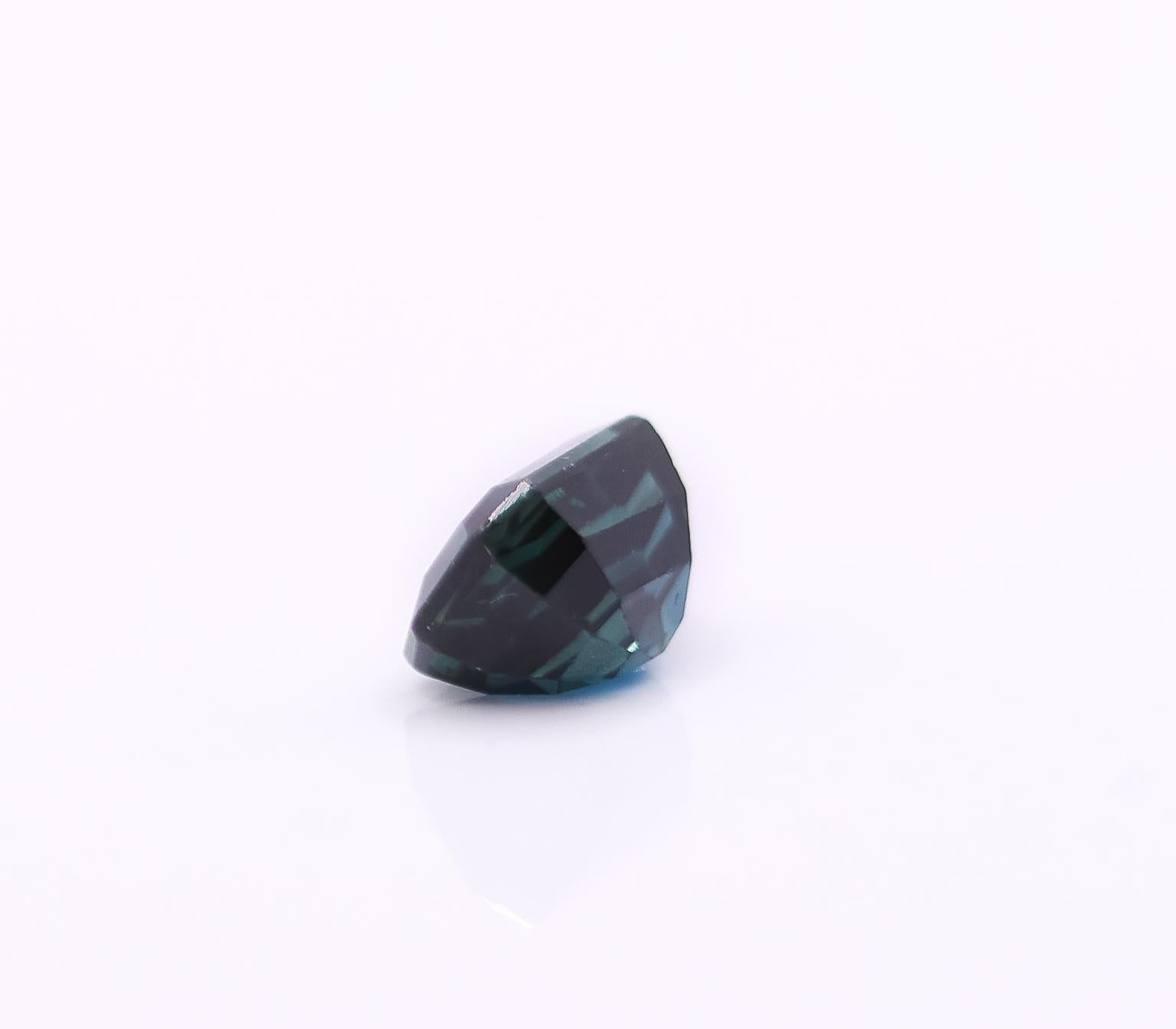 1.68 Carat Blue Sapphire Gemstone | Emerald cut 6x4mm | Loose Gemstone