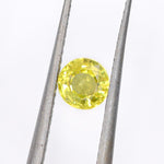 0.78 Carat Yellow Sapphire Gemstone | Round 5mm | Loose Gemstone