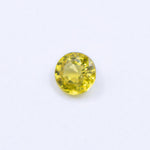 0.78 Carat Yellow Sapphire Gemstone | Round 5mm | Loose Gemstone