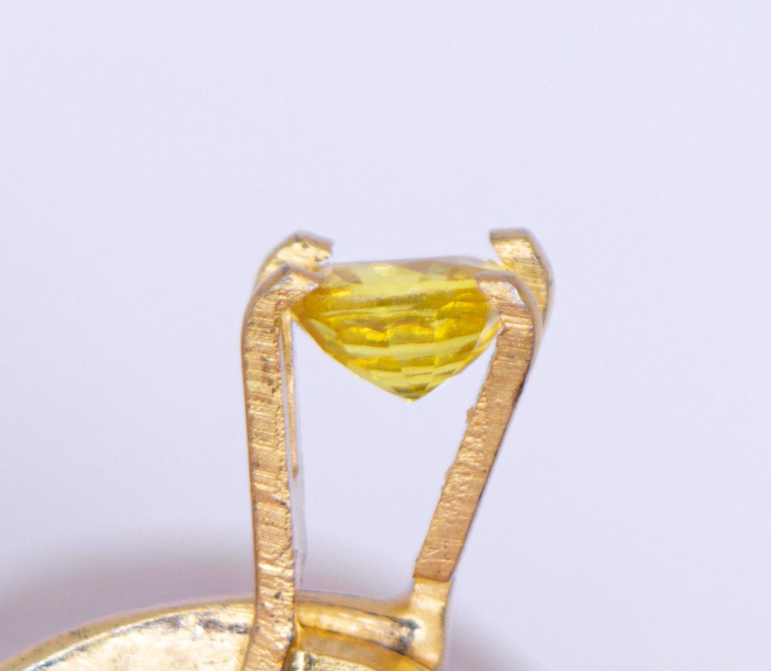 0.78 Carat Yellow Sapphire Gemstone | Round 5mm | Loose Gemstone