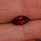 Red Garnet, 1.2ct Marquise 10x5mm – Loose Natural Red Gemstone for Ring & Jewelry Making