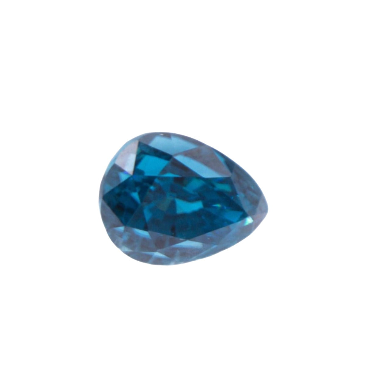 Sparkling 5.15 Carat Blue Zircon Gemstone | Pear 10x7mm