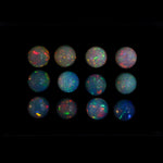 Loose Ethiopian Opal Gemstone | Round Shape | Cabochon Cut