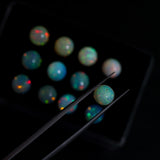 Loose Ethiopian Opal Gemstone | Round Shape | Cabochon Cut