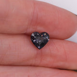 1.59 Carat Grey Spinel Gemstone | Heart Shape 8 x 7mm | Loose Gemstone