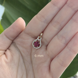 Natural Round Madagascar Ruby Loose Gemstone for Fine Jewelry | Red Ruby Gemstone for Rings, Pendants & Luxury Jewelry Making