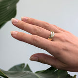 7mm Half Round Comfort Fit Wedding Band: Solid 14k Yellow Gold