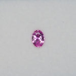 0.66 carat natural pink sapphire, oval 6.8x4.8mm loose gemstone